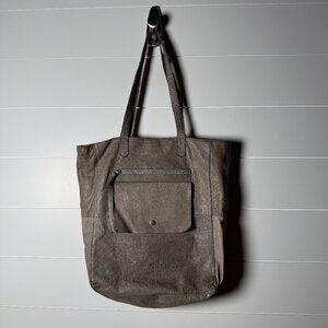 Day & Mood Hobo Gray Bag 100% Leather Two Handle